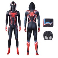 Spider-Man PS5 Miles Morales 2099 Cosplay Jumpsuit Spiderman Costumes  