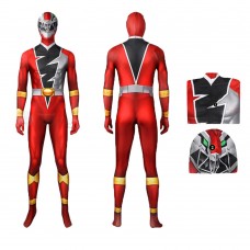 Red Ranger Jumpsuit Red Power Ranger Koh Ryusoulger Cosplay Costumes