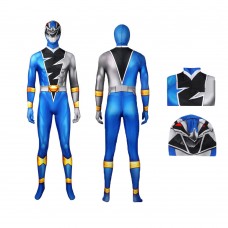 Blue Power Rangers Suit Kishiryu Sentai Ryusoulger Blue Solider Melto Cosplay Costume