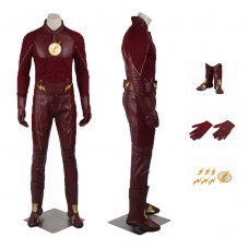 The Flash Season 2 Suit Barry Allen Cosplay Costume