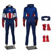 Steve Rogers Cosplay Costume Movie Avengers 1 Captain America Suit