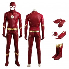 The Flash Season 4 Cosplay Costume Barry Allen Suit Improved Version