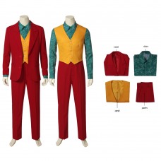 The Joker Origin Cosplay Costume Arthur Fleck Cotton Suit