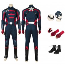 Movie Falcons and The Winter Soldier Cosplay Suit U.S. Agent Captain America Jumpsuit