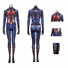 What If Captain Carter Cosplay Suit Peggy Carter Cosplay Jumpsuit