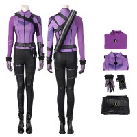 Movie Young Avengers Hawkeye Cosplay Costume Upgraded Version Kate Bishop Suit  