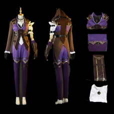 Game Arcane Wars of Two Cities Cosplay Costume Caitlyn Suit