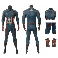 Classic Captain America Jumpsuit Captain America Cosplay Costume