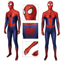 Spiderman Jumpsuit Spider-Man Into The Spider-Verse Peter Parker Cosplay Costume  